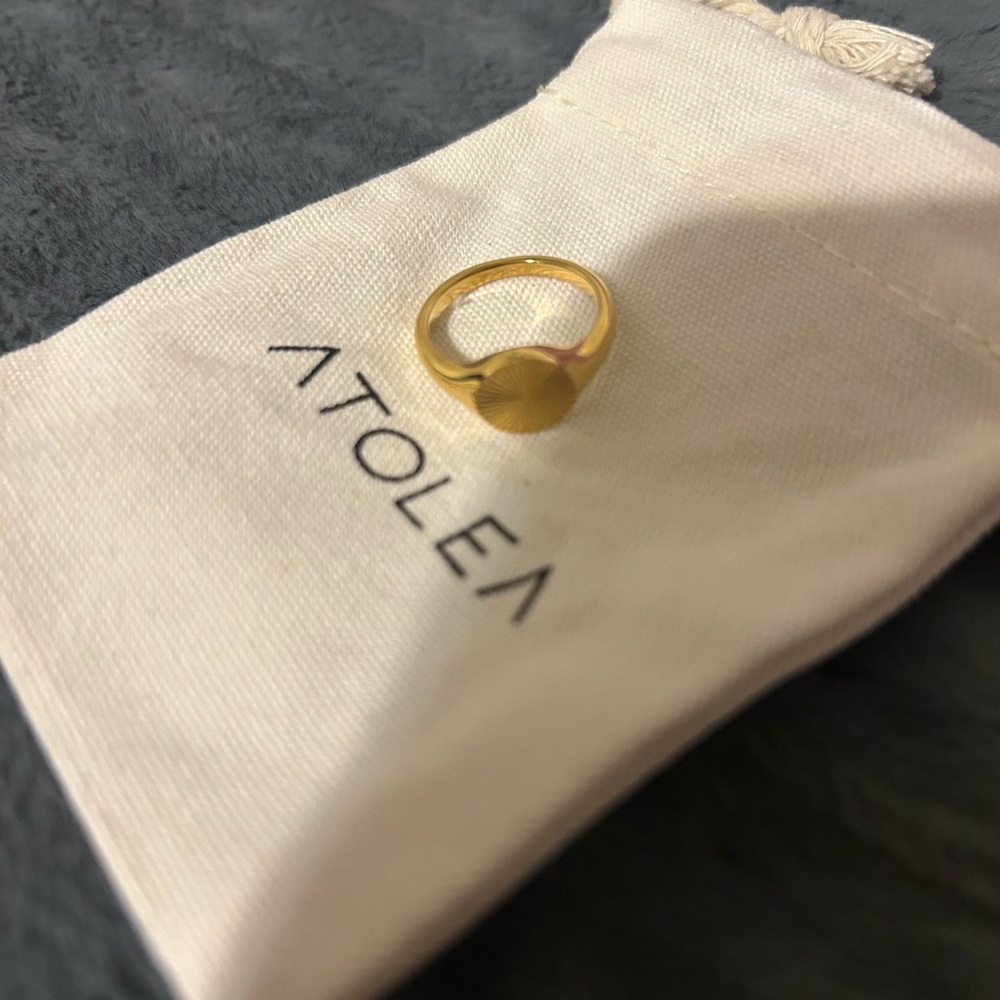 Atolea Gold Sunset Ring size 8